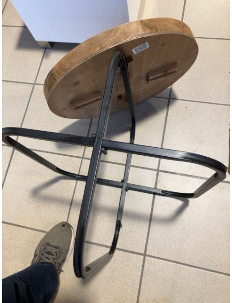 Rundt bakkebord